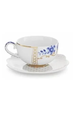 Pip Studio Kop/Schotel<Royal White Espresso Kop & Schotel