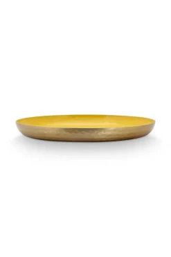 Pip Studio Serveerschalen<Schaal Geemailleerd 30Cm Geel