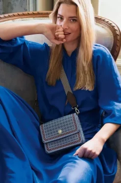 Pip Studio Crossbody Tassen<Schoudertas Klein Clover Blauw