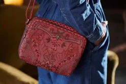 Pip Studio Crossbody Tassen<Schoudertas Medium Kyoto Festival Donker Roze