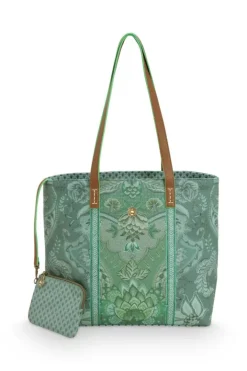 Pip Studio Shoppers<Shopper Medium Kyoto Festival Groen