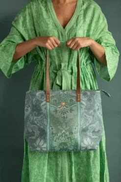 Pip Studio Shoppers<Shopper Medium Kyoto Festival Groen