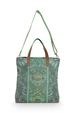 Pip Studio Shoppers<Shopper Vierkant Kyoto Festival Groen