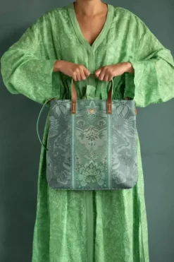 Pip Studio Shoppers<Shopper Vierkant Kyoto Festival Groen