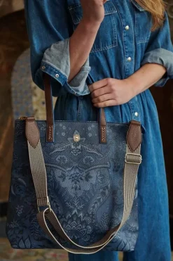 Pip Studio Shoppers<Shopper Vierkant Kyoto Festival Blauw