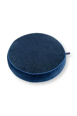 Pip Studio Sierkussens<Sierkussen Rond Quiltey Days Donker Blauw