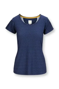 Pip Studio Sport T-Shirts<Sport Top Korte Mouw Suki Kobalt Blauw