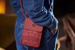 Pip Studio Crossbody Tassen<Telefoontas Kyoto Festival Donker Roze