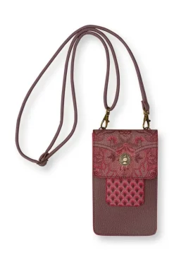 Pip Studio Crossbody Tassen<Telefoontas Kyoto Festival Donker /Khaki Roze