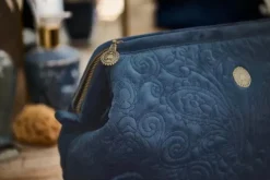 Pip Studio Beauty Cases<Toilettas Buidel Extra Groot Velvet Quiltey Days Blauw
