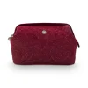 Pip Studio Toilettassen<Toilettas Buidel Extra Groot Velvet Quiltey Days Rood
