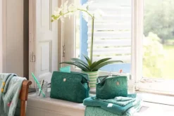 Pip Studio Beauty Cases<Toilettas Buidel Groot Velvet Quiltey Days Groen