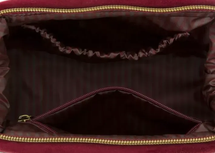 Pip Studio Toilettassen<Toilettas Buidel Klein Velvet Quiltey Days Rood