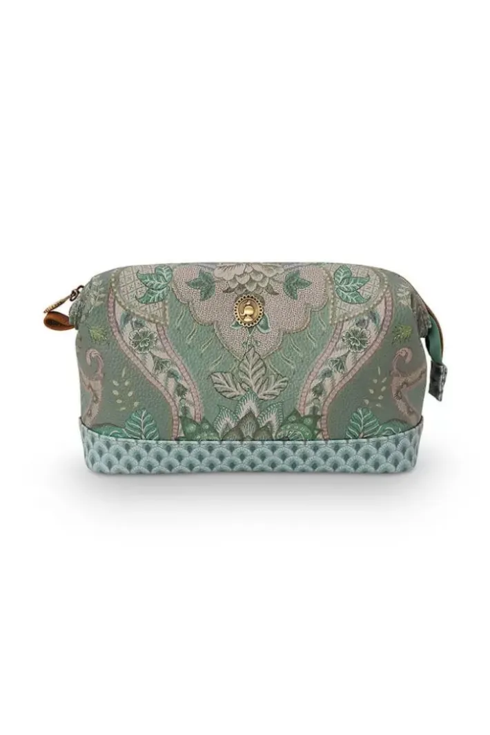 Pip Studio Toilettassen<Toilettas Buidel Medium Kyoto Festival Groen