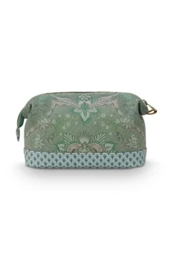 Pip Studio Toilettassen<Toilettas Buidel Medium Kyoto Festival Groen