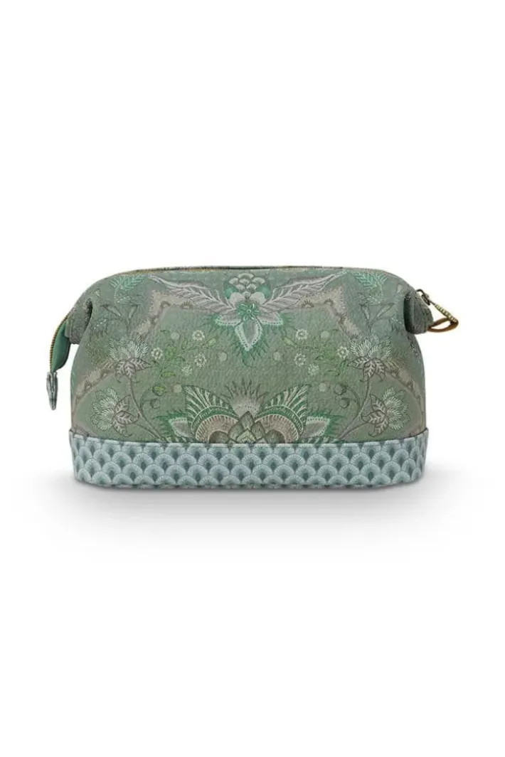 Pip Studio Toilettassen<Toilettas Buidel Medium Kyoto Festival Groen
