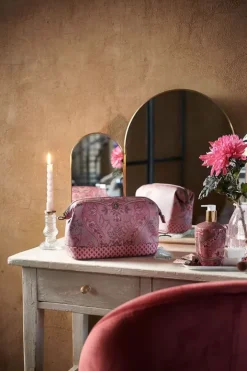 Pip Studio Toilettassen<Toilettas Buidel Medium Kyoto Festival Donker Roze