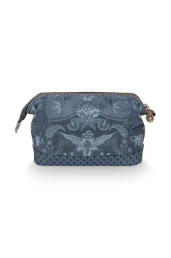 Pip Studio Beauty Cases<Toilettas Buidel Medium Kyoto Festival Blauw