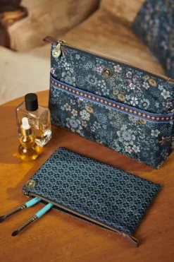 Pip Studio Make-Up Tasjes<Toilettas Combi Groot Tutti I Fiori Blauw
