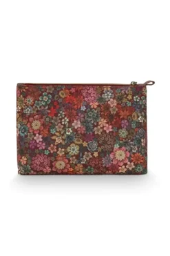 Pip Studio Make-Up Tasjes<Toilettas Combi Groot Tutti I Fiori Roze