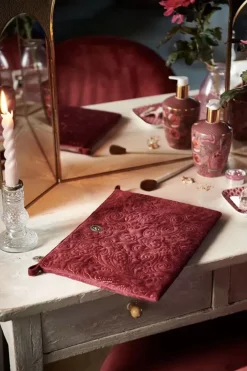 Pip Studio Beauty Cases<Toilettas Groot Velvet Quiltey Days Rood