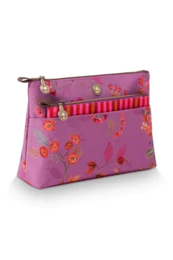 Pip Studio Beauty Cases<Toilettas Kawai Flower Combi Fuchsia