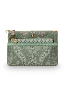Pip Studio Beauty Cases<Toilettas Kyoto Festival Combi Groen