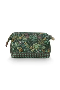 Pip Studio Toilettassen<Toilettas Medium Tutti I Fiori Groen