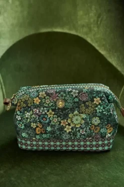Pip Studio Toilettassen<Toilettas Medium Tutti I Fiori Groen