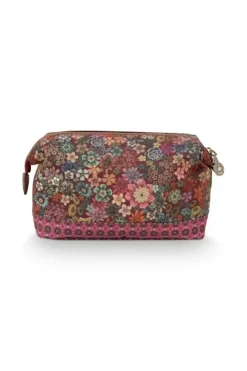 Pip Studio Toilettassen<Toilettas Medium Tutti I Fiori Roze