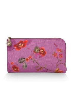Pip Studio Make-Up Tasjes<Toilettas Rits Kawai Flower Fuchsia
