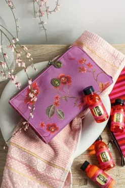 Pip Studio Make-Up Tasjes<Toilettas Rits Kawai Flower Fuchsia