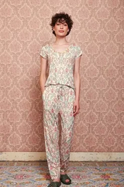 Pip Studio Strandkleding<Top Korte Mouw Primavera Wit
