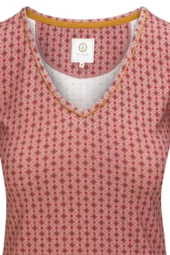 Pip Studio T-Shirts<Top Korte Mouw Tegola Roze