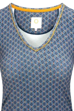 Pip Studio T-Shirts<Top Korte Mouw Tegola Blauw