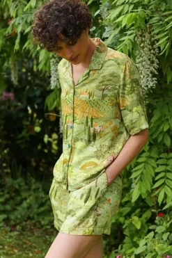 Pip Studio T-Shirts<Top Korte Mouw Toscana Groen