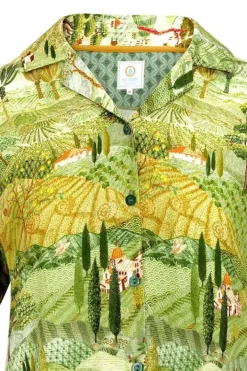 Pip Studio T-Shirts<Top Korte Mouw Toscana Groen