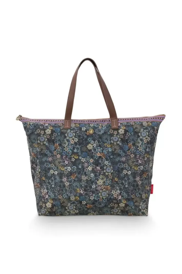 Pip Studio Shoppers<Tote Bag Tutti I Fiori Blauw