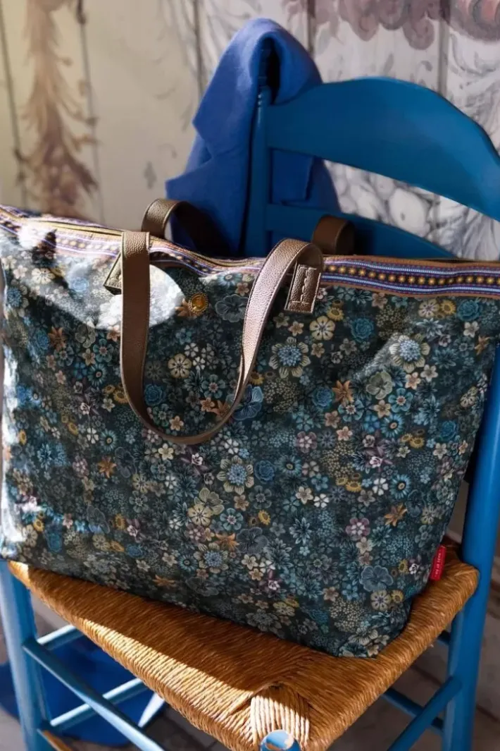 Pip Studio Shoppers<Tote Bag Tutti I Fiori Blauw