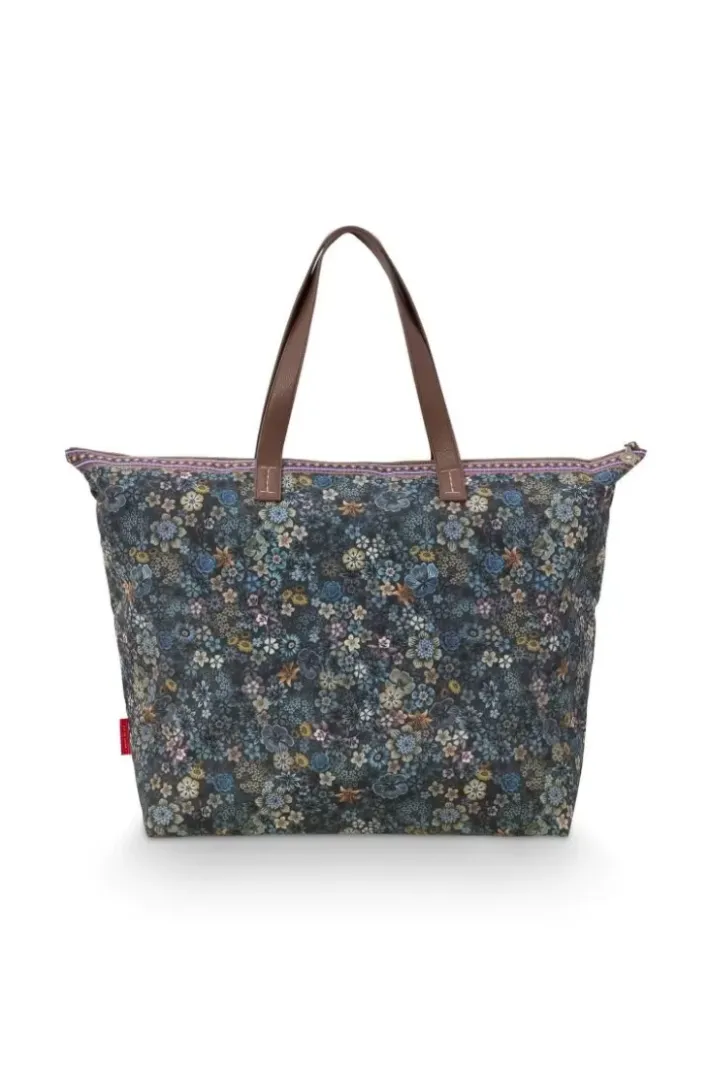 Pip Studio Shoppers<Tote Bag Tutti I Fiori Blauw