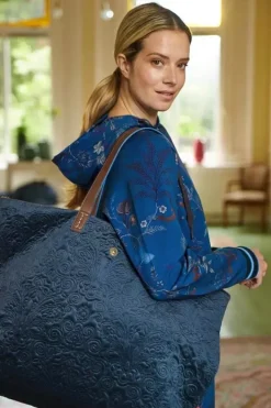 Pip Studio Weekendtassen<Tote Bag Velvet Quiltey Days Blauw