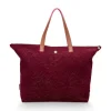 Pip Studio Weekendtassen<Tote Bag Velvet Quiltey Days Rood