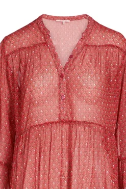 Pip Studio Jurken<Tuniek Ajour Roze