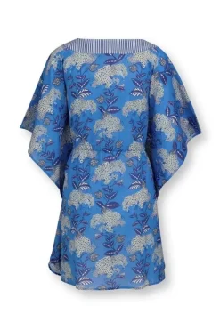 Pip Studio Jurken<Tuniek Flora Firenze Kobalt Blauw
