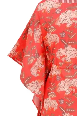 Pip Studio Jurken<Tuniek Flora Firenze Koraal Rood