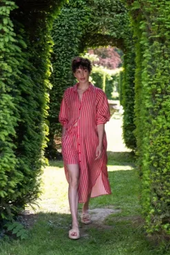 Pip Studio Jurken<Tuniek Sumo Stripe Rood