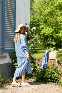 Pip Studio Jurken<Tuniek Sumo Stripe Blauw