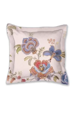 Pip Studio Sierkussens<Vierkant Sierkussen Cece Fiore Wit
