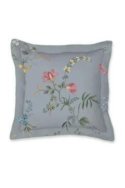 Pip Studio Sierkussens<Vierkant Sierkussen Fleur Grandeur Blauw