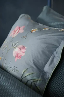 Pip Studio Sierkussens<Vierkant Sierkussen Fleur Grandeur Blauw